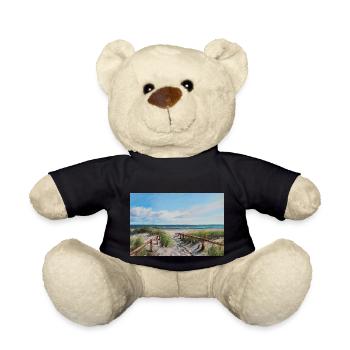 Ocean View: The Beauty of the Sea and it's ways - Teddy Bear - black - Front