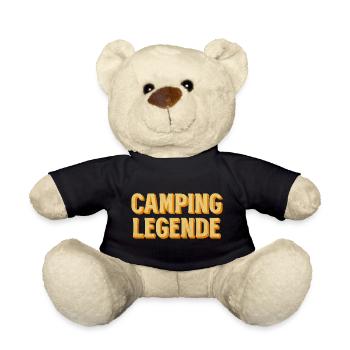 Camping Legende Retro - Teddy - Schwarz - Vorne