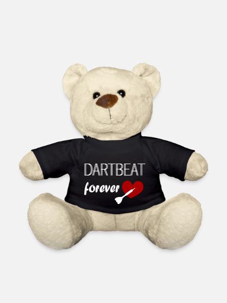 Dart heartbeat forever - Teddy Bear - black