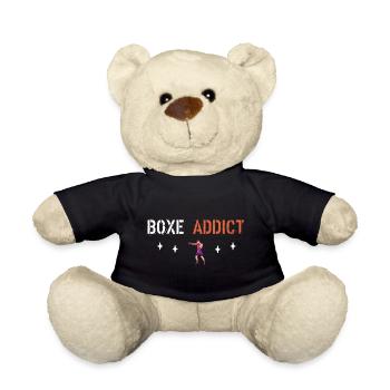 Boxeur addict - Nounours - noir - Devant