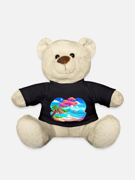 Marvelous beach - Teddy Bear - black
