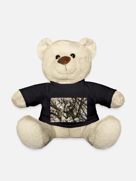 Flowers - Teddy Bear - black