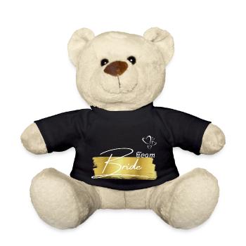 Team bride gold-team de la mariée - Nounours - noir - Devant