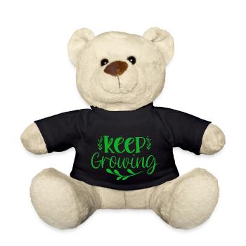 weiter wachsen, wachsen Pflanzen Gärtnern Natur Kinder - Teddy - Schwarz - Vorne