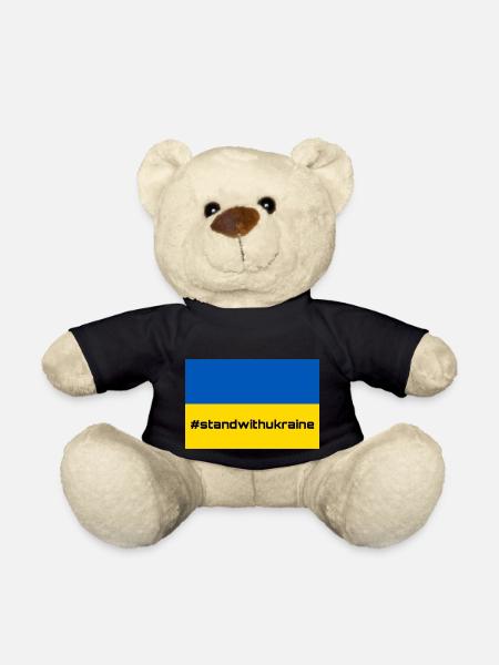 Stand with Ukraine! - Teddy - Schwarz