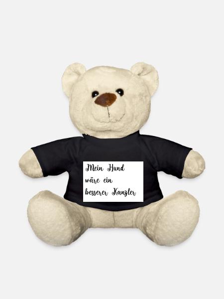 Mein Hund wäre ein besserer Kanzler - Teddy - Schwarz