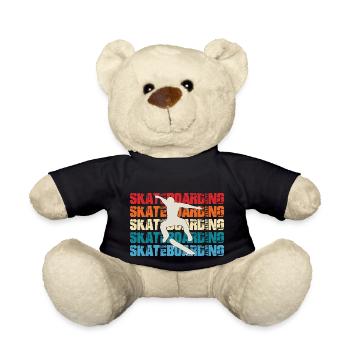 Skating Skateboard Sport Fun - Teddy - Schwarz - Vorne