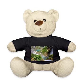 Plitvice Lakes National Park crystal clear water - Teddy Bear - black - Front