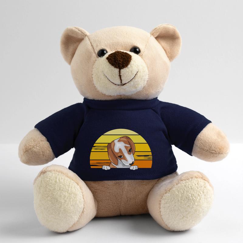 Peeking Beagle chiot Nounours