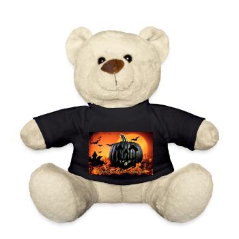 Halloween pumpkin - Teddy Bear - black - Front