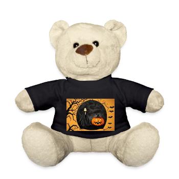 Halloween pumpkin - Teddy Bear - black - Front