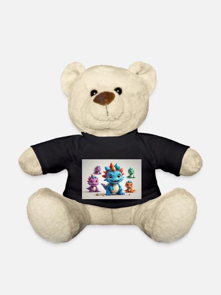 monster 8 - Teddy Bear - black