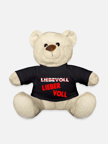 Lieber voll! - Teddy - Schwarz