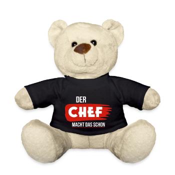 Der Chef macht das schon - Teddy - Schwarz - Vorne