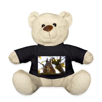 Oachkatzl / Squirrel - Teddy Bear - black - Front