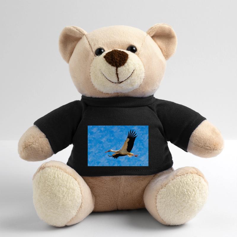 Stork in flight Teddy Bear