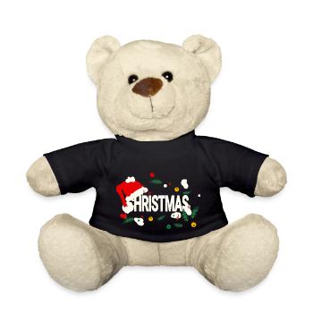 Christmas - Teddy Bear - black - Front
