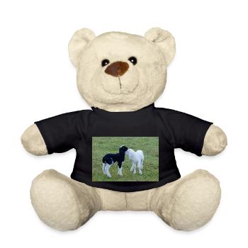 Lämmer schwarz weiss - Teddy - Schwarz - Vorne