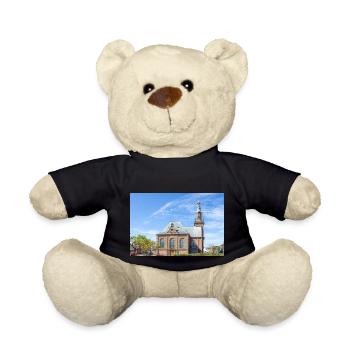 Nouvelle église (Nieuwe Kerk) à Katwijk aan zee - Nounours - noir - Devant