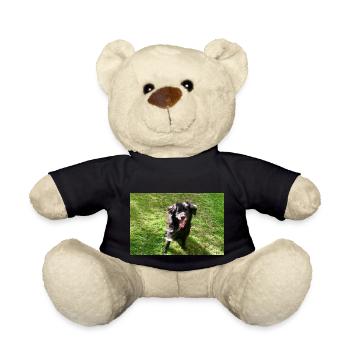 Hund Dog Samy - Teddy Bear - black - Front