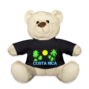 Costa Rica - Teddy Bear - black - Front