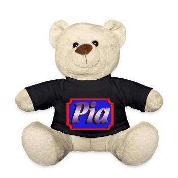 pia2 - Teddy Bear - black - Front