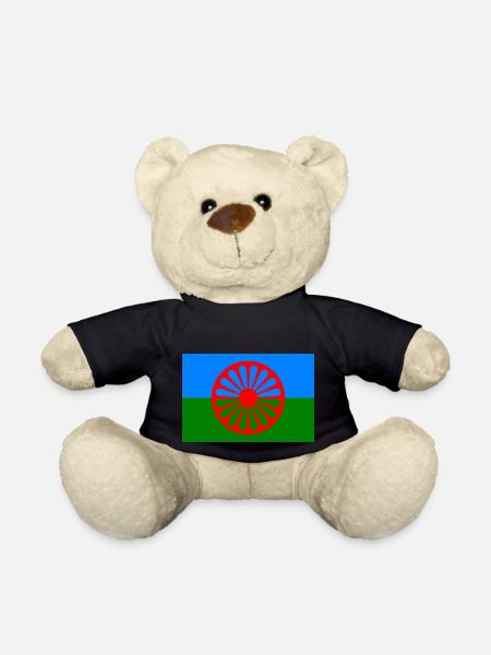 115552801 179234121 drapeaux roms - Nounours - noir