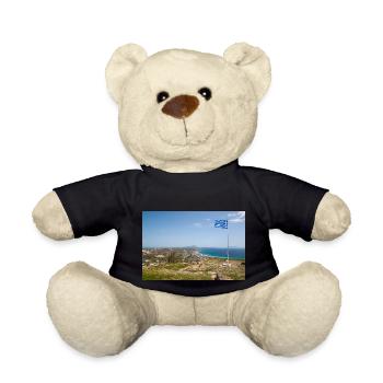 Landscape view of Castle of Kefalos Kos Island - Teddy Bear - black - Front