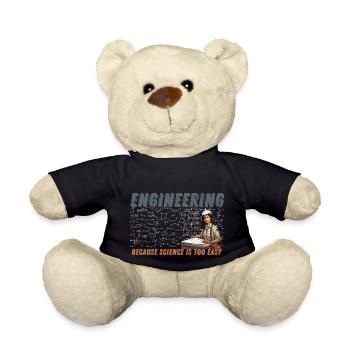Ingénierie Parce que Scince est trop facile Femme - Nounours - noir - Devant