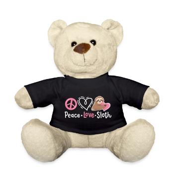 Faultier Liebhaber - Teddy - Schwarz - Vorne