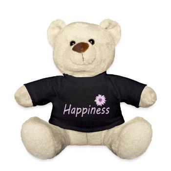 HAPPINESS - Teddy - Schwarz - Vorne