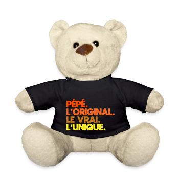Pépé L'original Le Vrai L'unique Cadeau - Nounours - noir - Devant