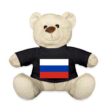 Russland - Teddy - Schwarz - Vorne