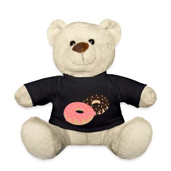 Schokoladen-Donuts - Teddy - Schwarz - Vorne