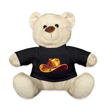 Chapeau de cow-boy – Illustration western géométrique - Nounours - noir - Devant