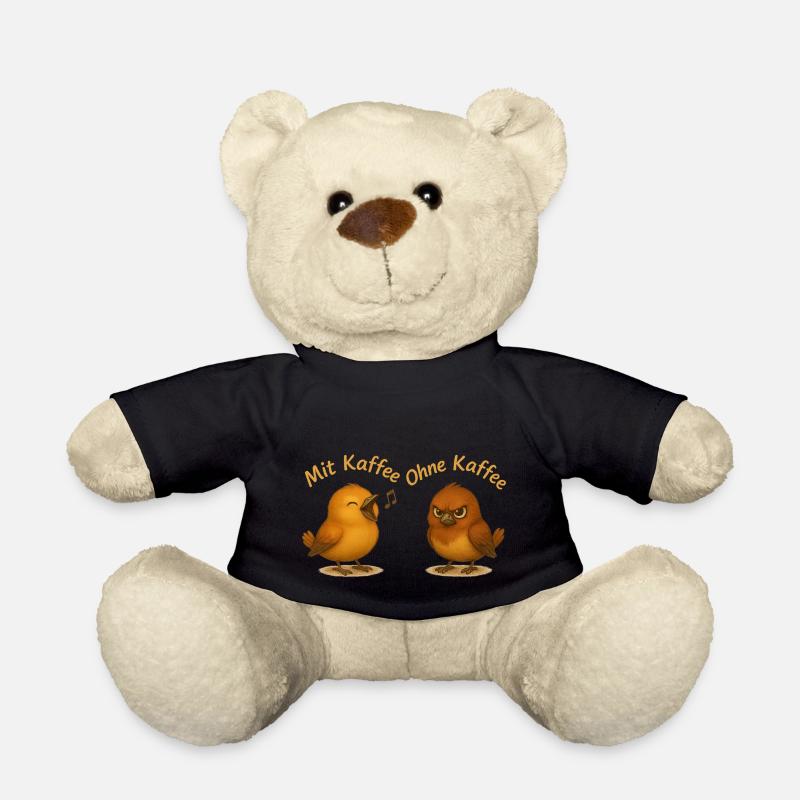 Mit Kaffee ohne Kaffee - Teddy - Schwarz