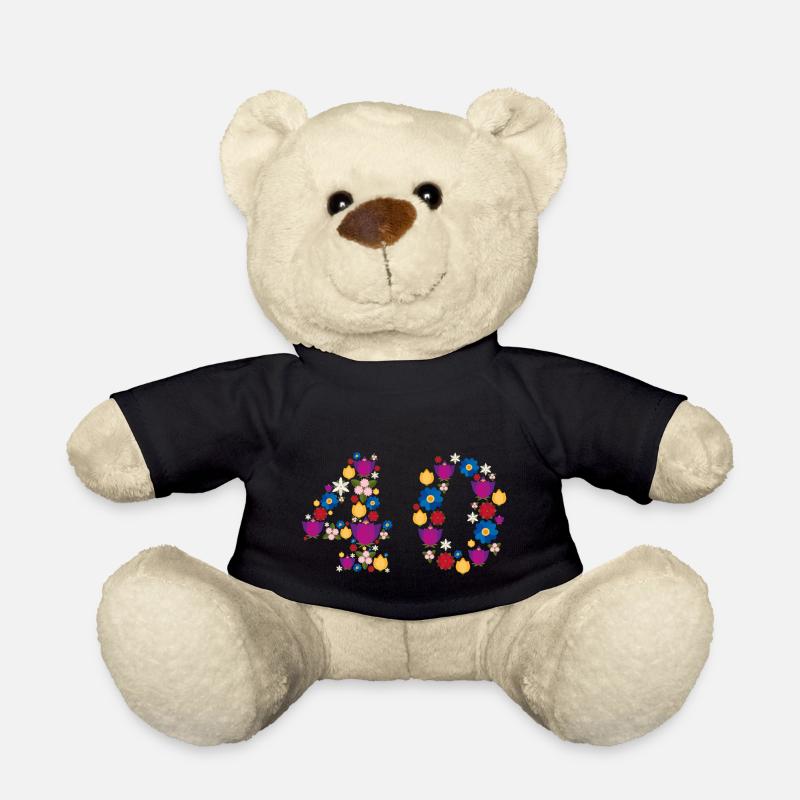 Fleurs 40 - Nounours - noir