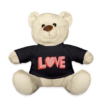 Liebe zum Retro-Stil - Teddy - Schwarz - Vorne