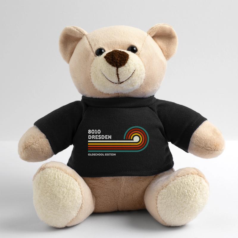 Dresden Retro Shirt 8010 Zip Code Vintage Teddy Bear