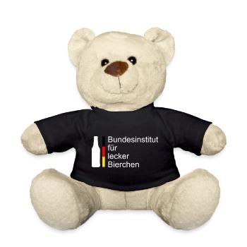 Bundesinstitut für Lecker Bierchen - Teddy - Schwarz - Vorne