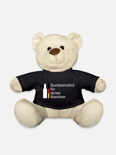 Bundesinstitut für Lecker Bierchen - Teddy - Schwarz