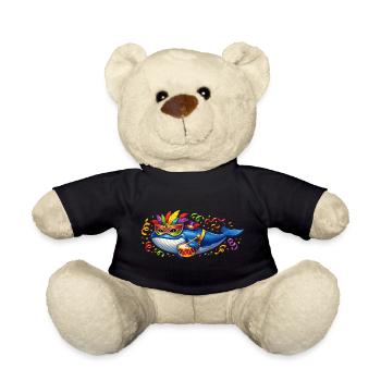 Karnewal Carnival Carnival Gift - Teddy Bear - black - Front