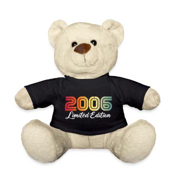 2006 Geburtstagsgeschenk 20 Jahre alt, 20. Geburtstagsgeschenk - Teddy - Schwarz - Vorne