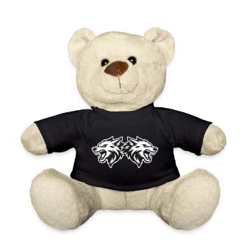 Wolf Kopf Team - Teddy - Schwarz - Vorne