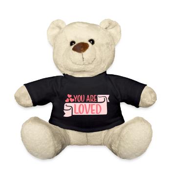 You Are Loved No Matter How You Feel Mitgefühl - Teddy - Schwarz - Vorne