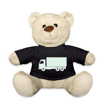 Silhouette du camion Mint - Nounours - noir - Devant