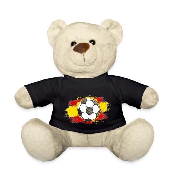 Football Spain (España) 01 - Teddy Bear - black - Front