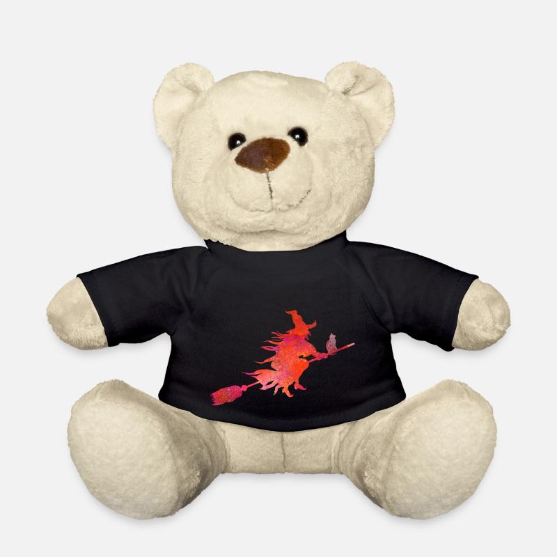 Sorcière sur le bess. - Nounours - noir