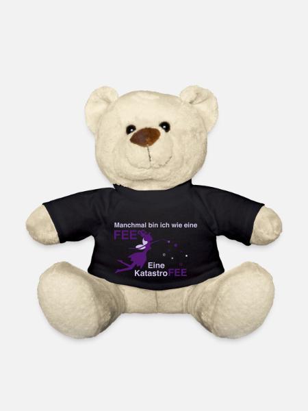 sarkasmus Fee design geschenkidee cooles spruch - Teddy - Schwarz
