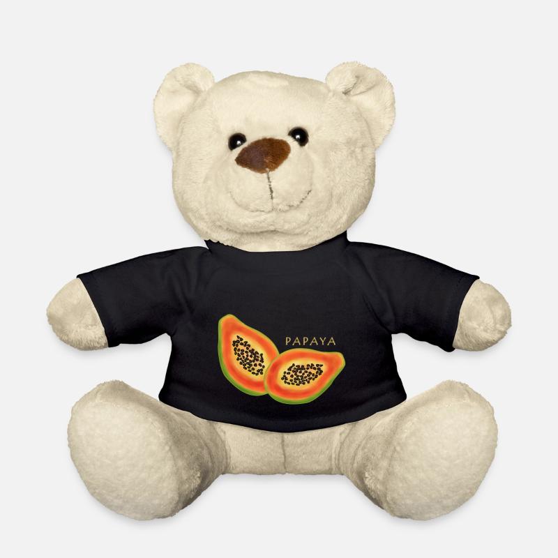 papaya - Teddy Bear - black